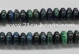 CCS73 15.5 inches 5*8mm rondelle dyed chrysocolla gemstone beads