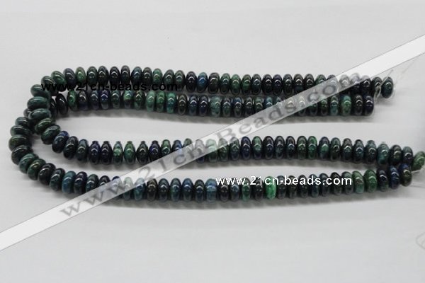 CCS73 15.5 inches 5*8mm rondelle dyed chrysocolla gemstone beads