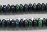 CCS74 15.5 inches 6*10mm rondelle dyed chrysocolla gemstone beads