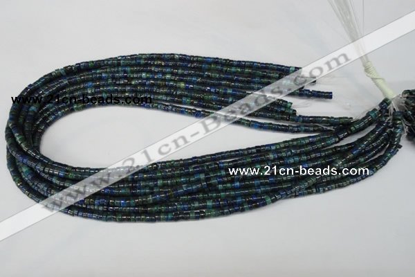 CCS75 15.5 inches 2*4mm heishi dyed chrysocolla gemstone beads