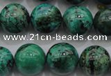CCS802 15.5 inches 8mm round natural Chinese chrysocolla beads