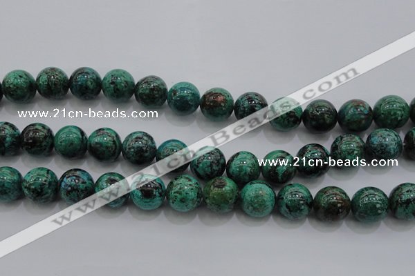 CCS803 15.5 inches 10mm round natural Chinese chrysocolla beads