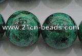 CCS808 15.5 inches 20mm round natural Chinese chrysocolla beads