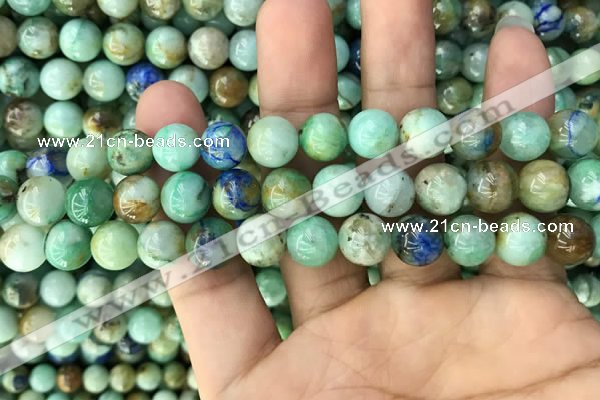 CCS867 15.5 inches 10mm round chrysocolla gemstone beads