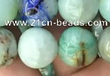 CCS869 15.5 inches 14mm round chrysocolla gemstone beads