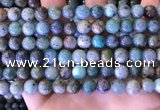 CCS889 15 inches 8mm round natural chrysocolla beads wholesale