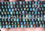 CCS893 15 inches 6mm round natural chrysocolla gemstone beads