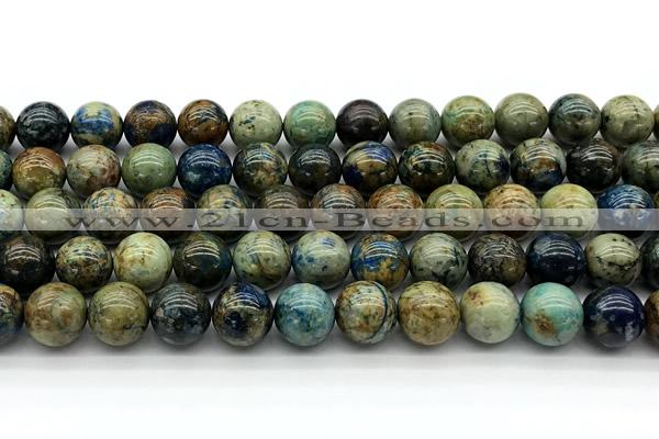 CCS937 15 inches 10mm round chrysocolla beads