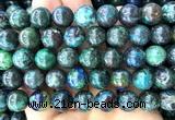 CCS953 15 inches 12mm round chrysocolla gemstone beads
