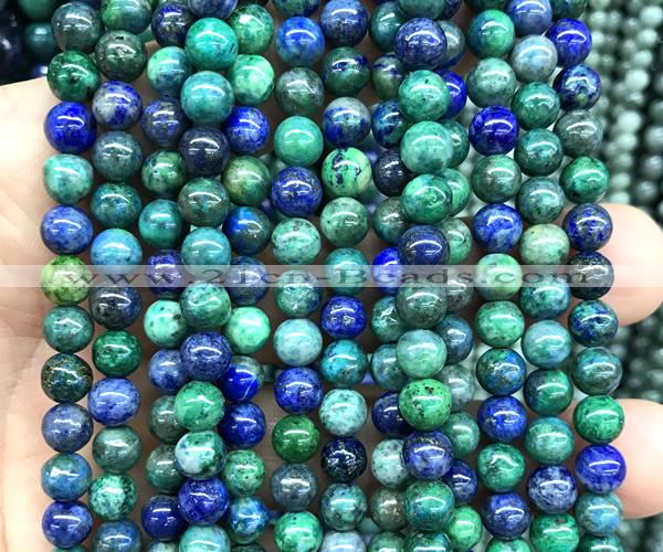 CCS966 15 inches 6mm round chrysocolla gemstone beads