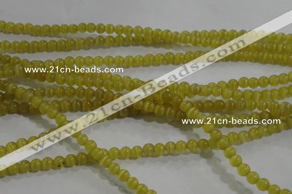 CCT1151 15 inches 3mm round tiny cats eye beads wholesale