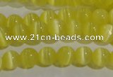 CCT1208 15 inches 4mm round cats eye beads wholesale