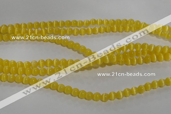 CCT1210 15 inches 4mm round cats eye beads wholesale