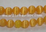 CCT1211 15 inches 4mm round cats eye beads wholesale