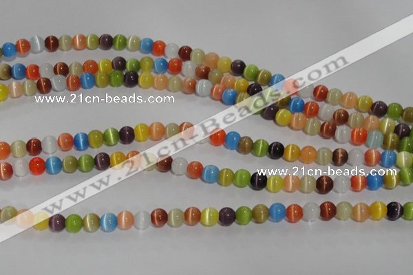 CCT1213 15 inches 4mm round cats eye beads wholesale