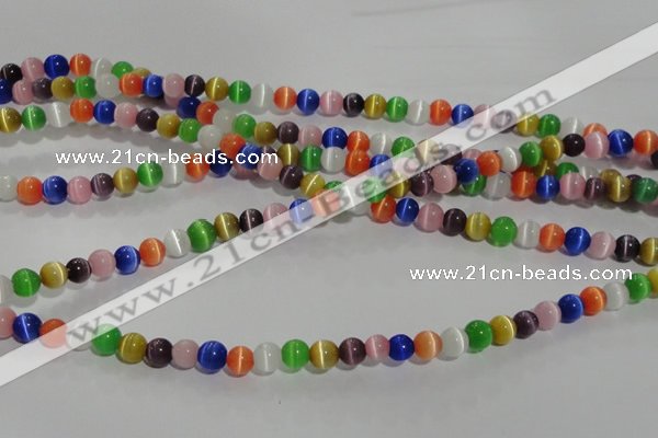 CCT1214 15 inches 4mm round cats eye beads wholesale