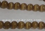 CCT1216 15 inches 4mm round cats eye beads wholesale