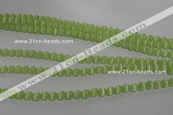 CCT1221 15 inches 4mm round cats eye beads wholesale