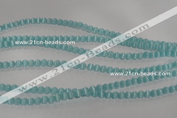 CCT1227 15 inches 4mm round cats eye beads wholesale