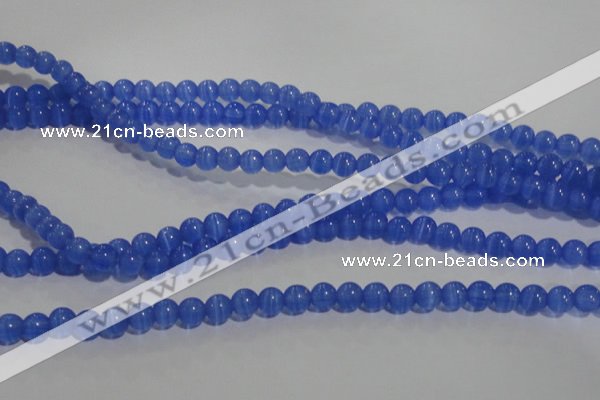 CCT1230 15 inches 4mm round cats eye beads wholesale