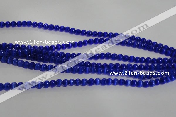 CCT1231 15 inches 4mm round cats eye beads wholesale