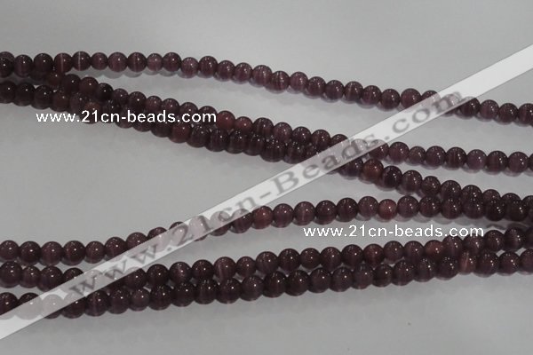 CCT1238 15 inches 4mm round cats eye beads wholesale