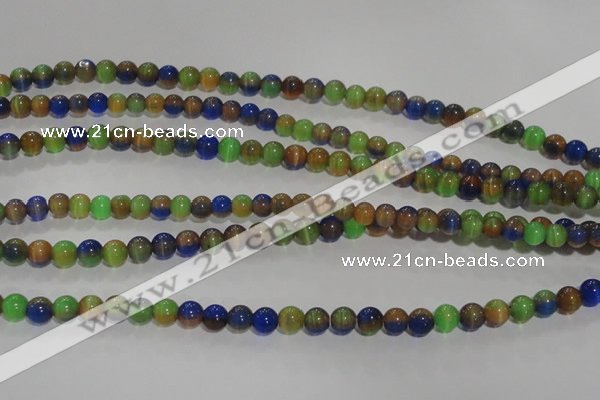 CCT1240 15 inches 4mm round cats eye beads wholesale