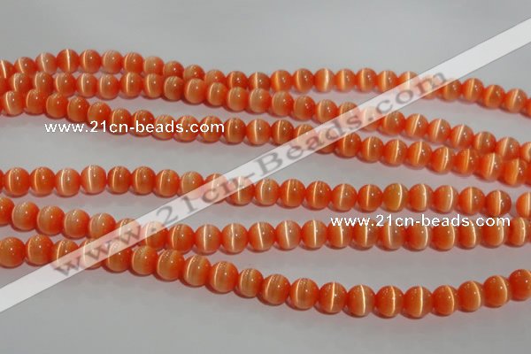 CCT1270 15 inches 5mm round cats eye beads wholesale