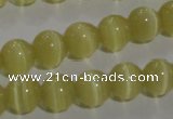 CCT1276 15 inches 5mm round cats eye beads wholesale