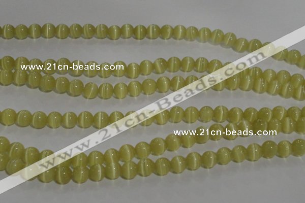 CCT1276 15 inches 5mm round cats eye beads wholesale