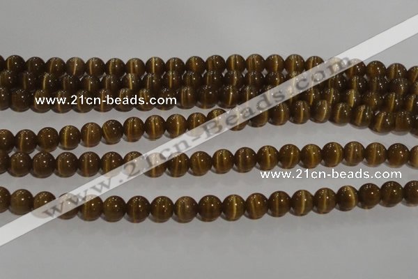 CCT1279 15 inches 5mm round cats eye beads wholesale