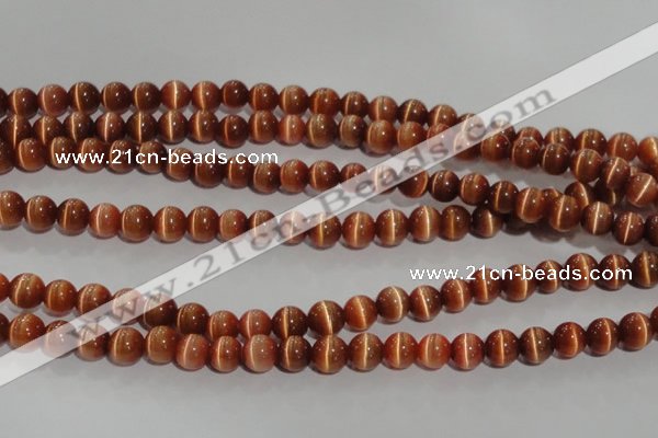 CCT1280 15 inches 5mm round cats eye beads wholesale