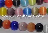 CCT1294 15 inches 5mm round cats eye beads wholesale