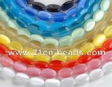 CCT13 10*15mm different color oval cats eye beads Wholesale