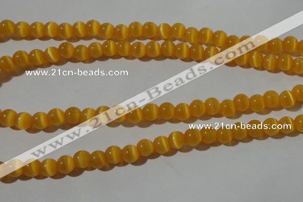 CCT1328 15 inches 6mm round cats eye beads wholesale