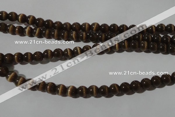 CCT1334 15 inches 6mm round cats eye beads wholesale