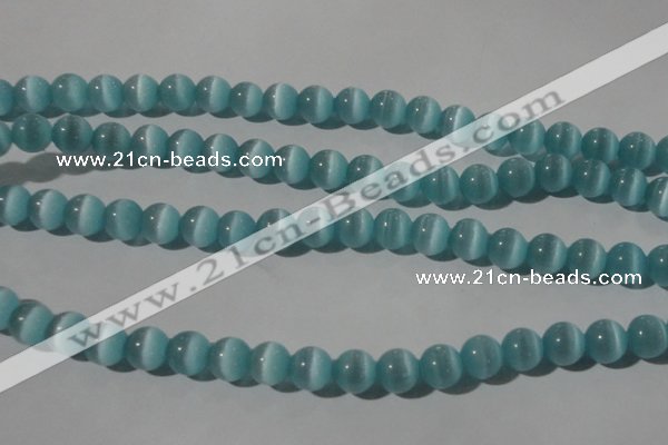 CCT1348 15 inches 6mm round cats eye beads wholesale