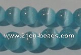 CCT1349 15 inches 6mm round cats eye beads wholesale