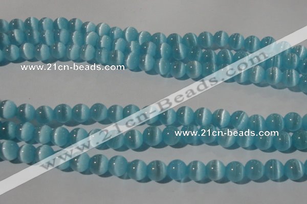 CCT1349 15 inches 6mm round cats eye beads wholesale