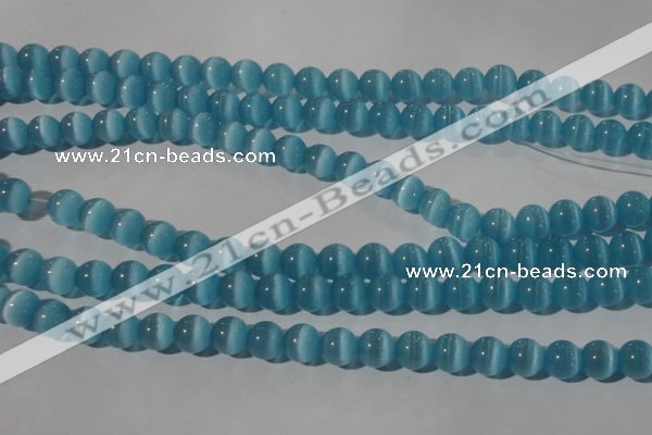 CCT1350 15 inches 6mm round cats eye beads wholesale