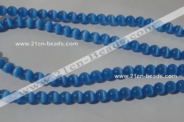 CCT1351 15 inches 6mm round cats eye beads wholesale