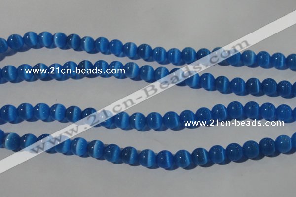 CCT1353 15 inches 6mm round cats eye beads wholesale