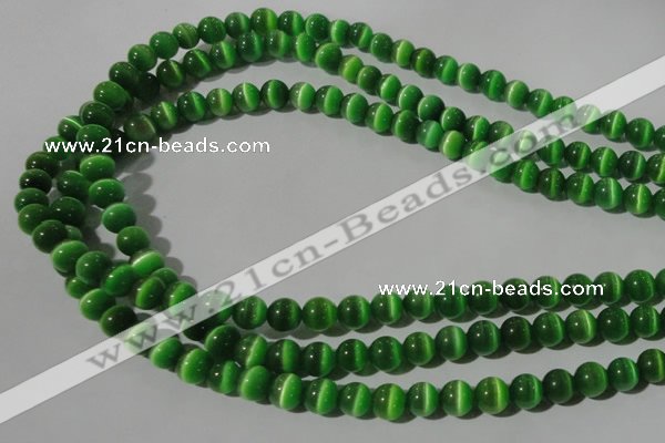 CCT1355 15 inches 6mm round cats eye beads wholesale