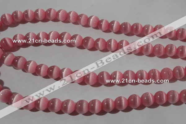 CCT1372 15 inches 7mm round cats eye beads wholesale