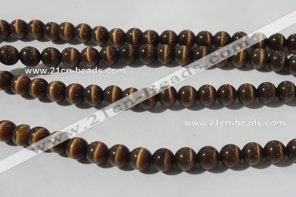 CCT1379 15 inches 7mm round cats eye beads wholesale