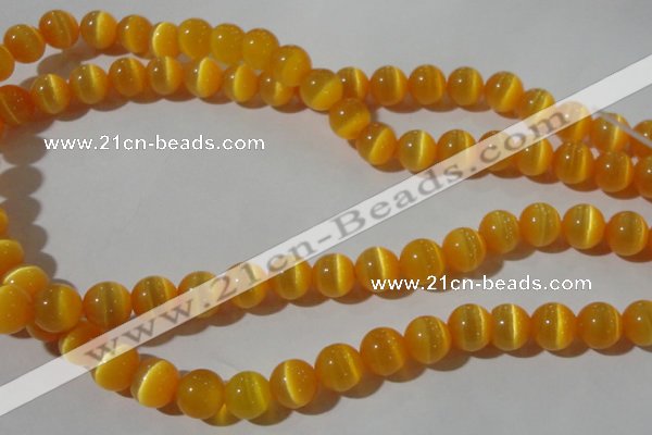 CCT1381 15 inches 7mm round cats eye beads wholesale