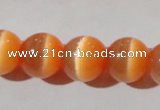 CCT1382 15 inches 7mm round cats eye beads wholesale