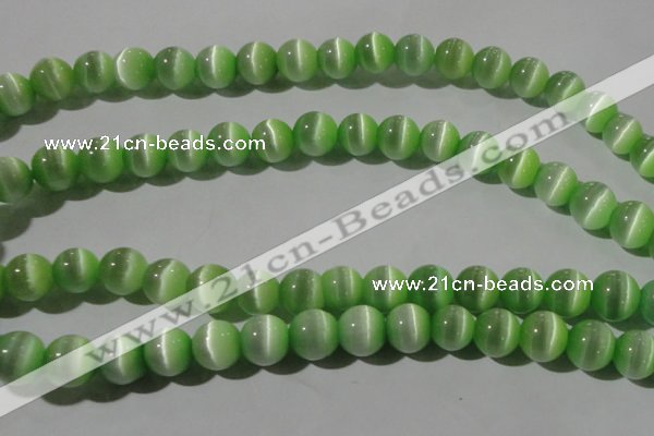 CCT1390 15 inches 7mm round cats eye beads wholesale