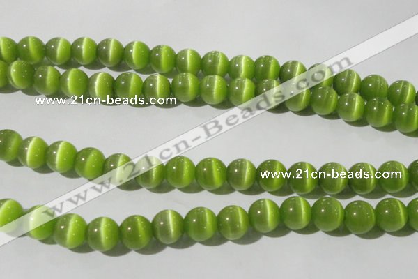 CCT1391 15 inches 7mm round cats eye beads wholesale