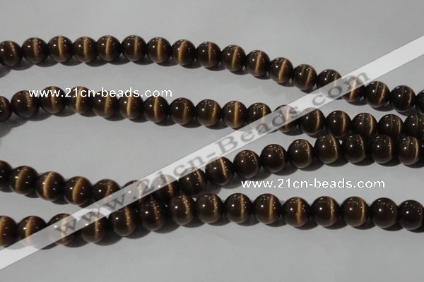 CCT1394 15 inches 7mm round cats eye beads wholesale